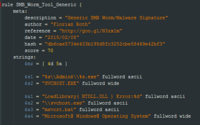 How to Write Simple but Sound Yara Rules